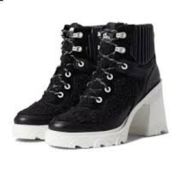 NEW Sorel Black Boots - Picture 1 of 7